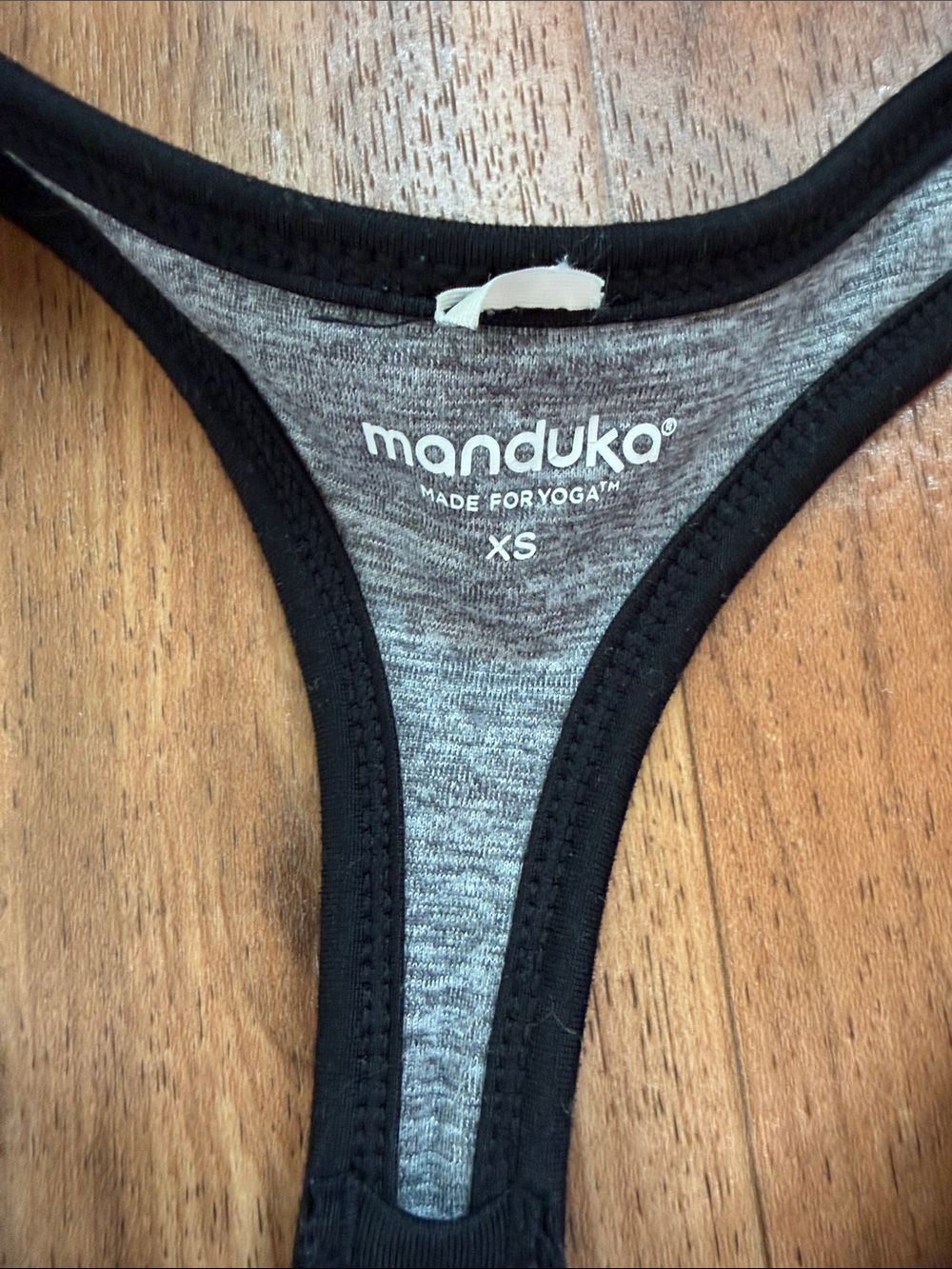 Manduka Blue Racerback Tank - Picture 2 of 3